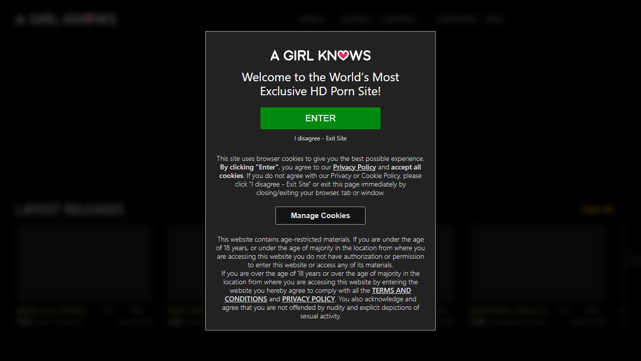 A Girl Knows 最新网站截图