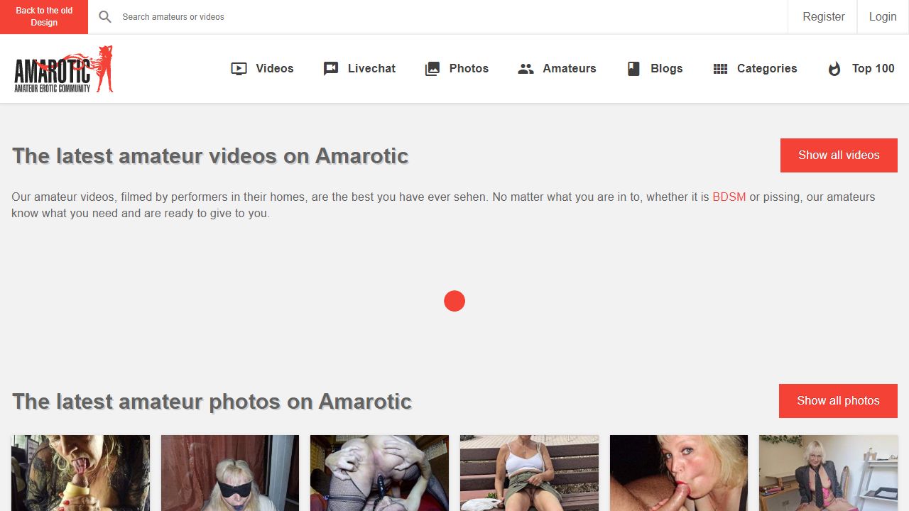 Amarotic 最新网站截图