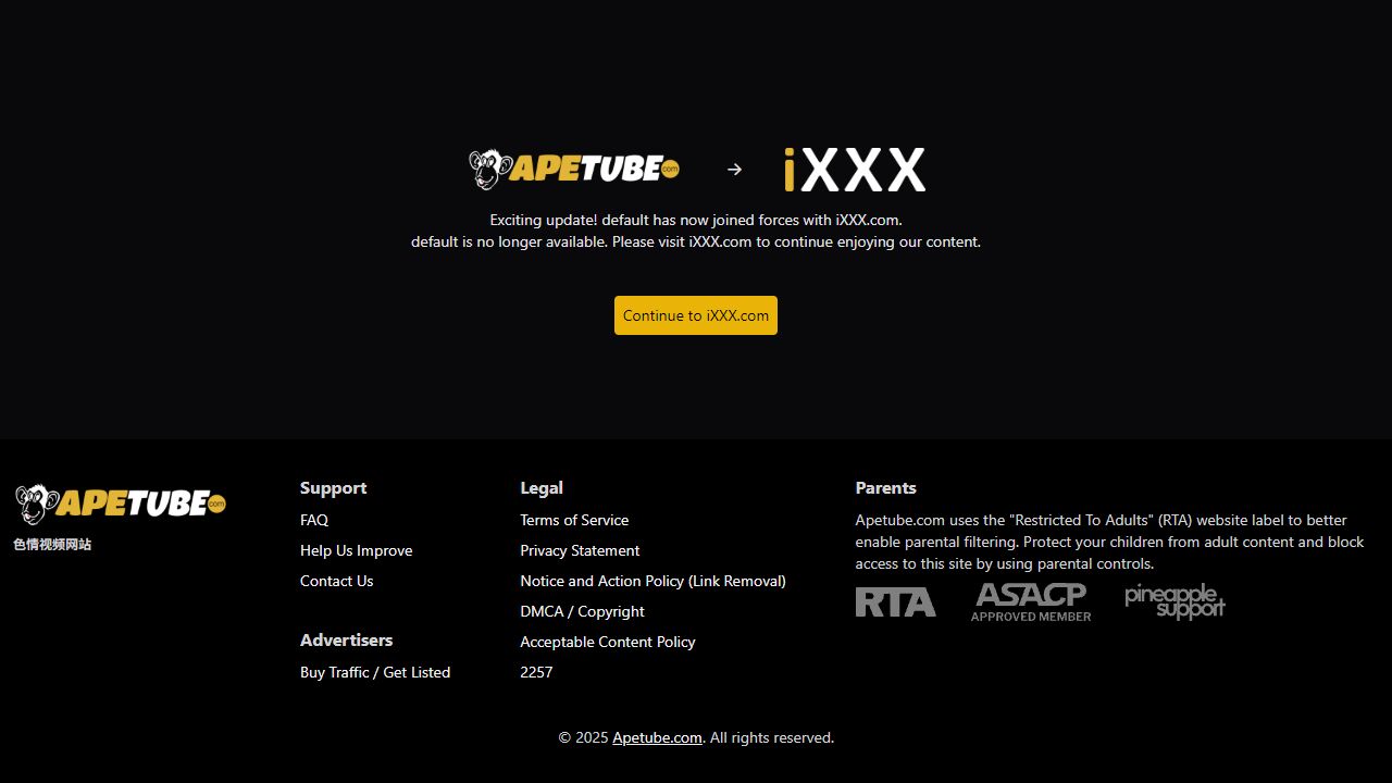 ApeTube 最新网站截图