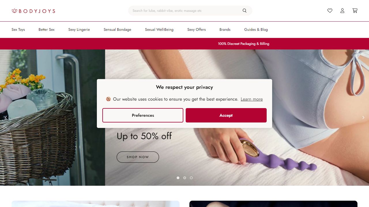 Bodyjoys 最新网站截图