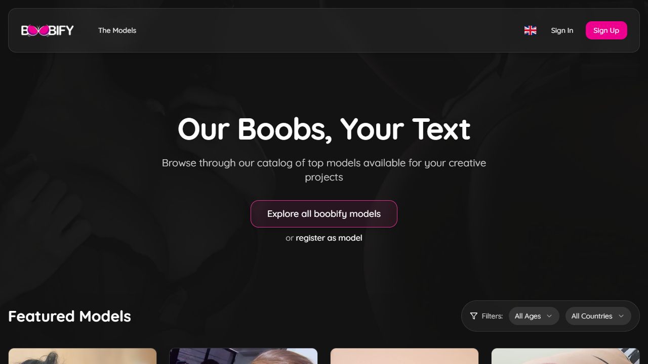 Boobify 最新网站截图