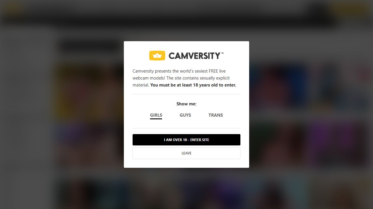 Camversity 最新网站截图