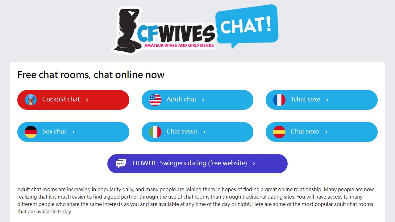 CFWives 最新网站截图
