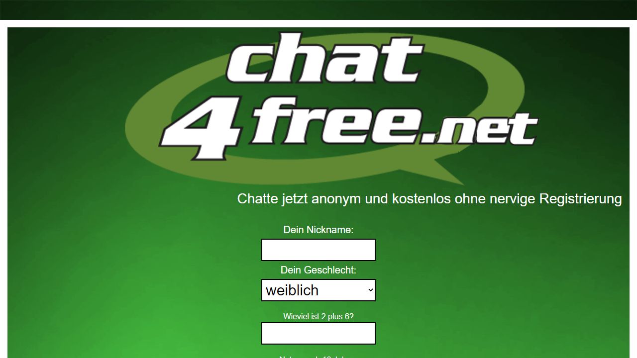 Chat4Free 最新网站截图