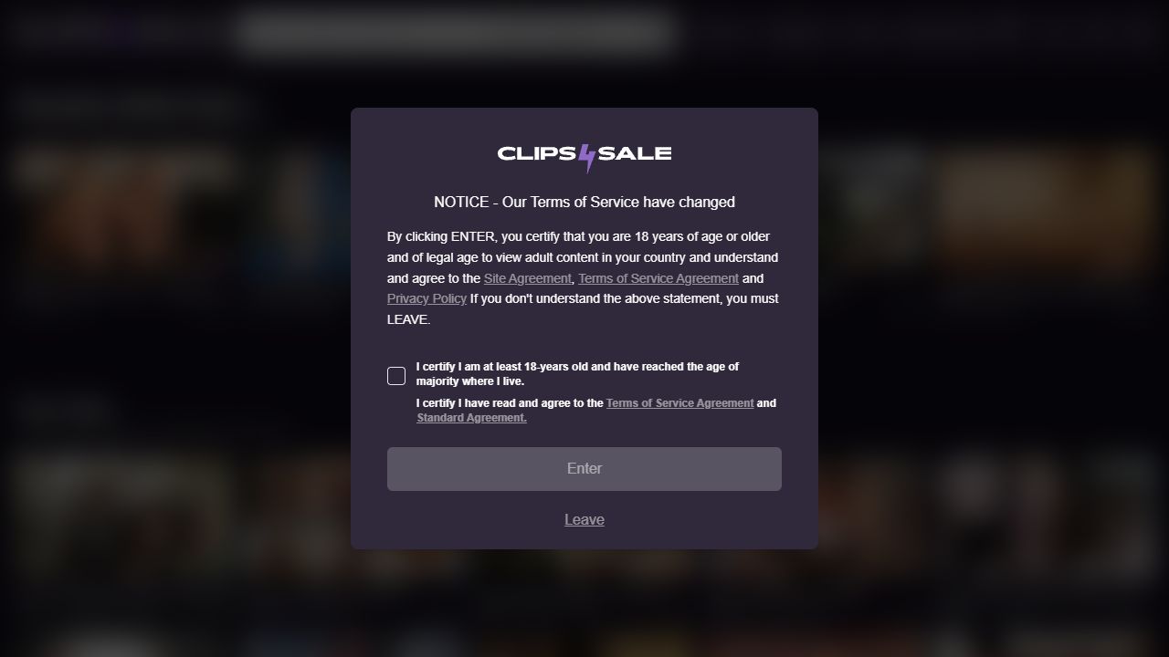 Clips4Sale 最新网站截图