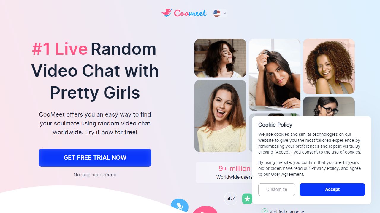 CooMeet 最新网站截图