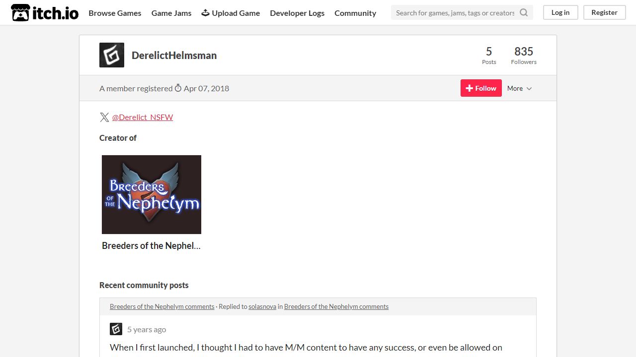 Breeders Of The Nephelym 最新网站截图