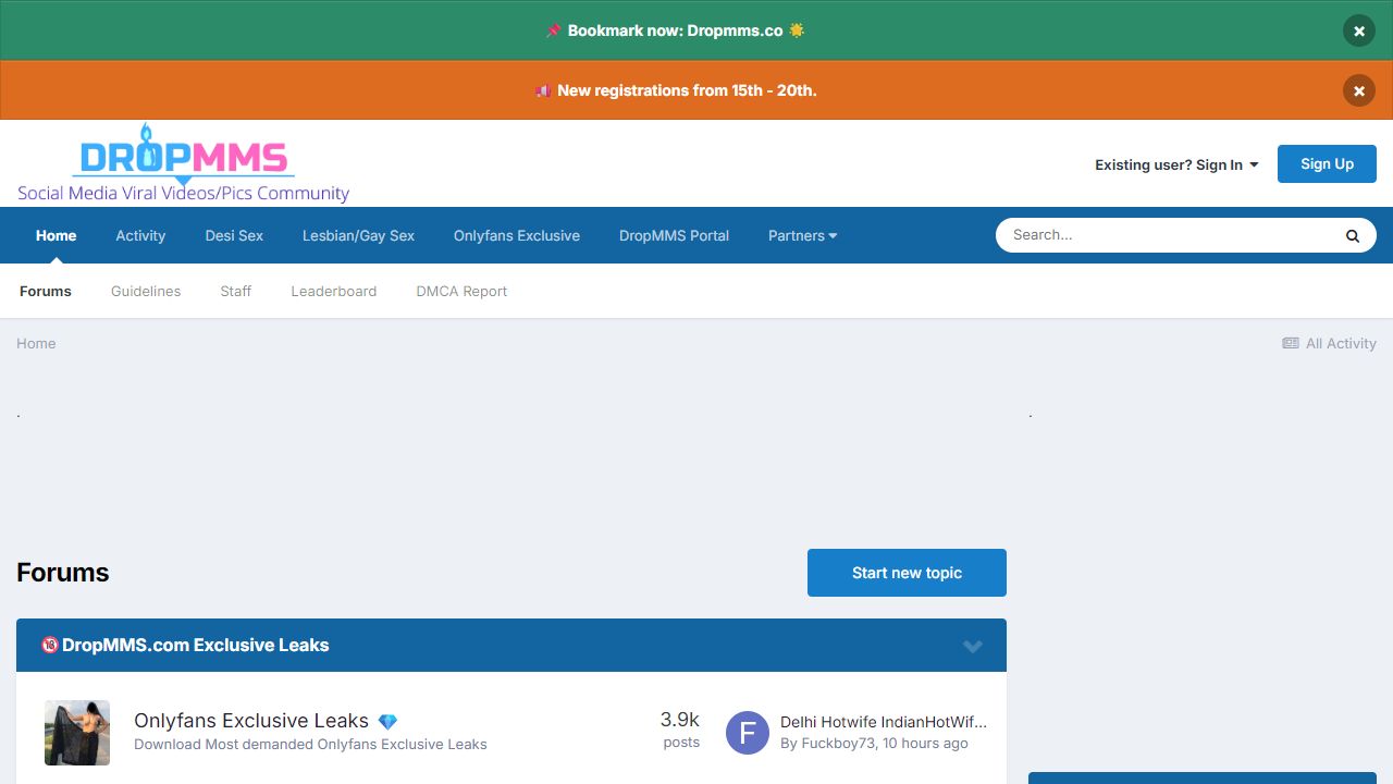 DropMMS 最新网站截图