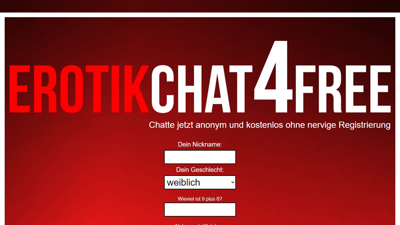 ErotikChat4Free 最新网站截图