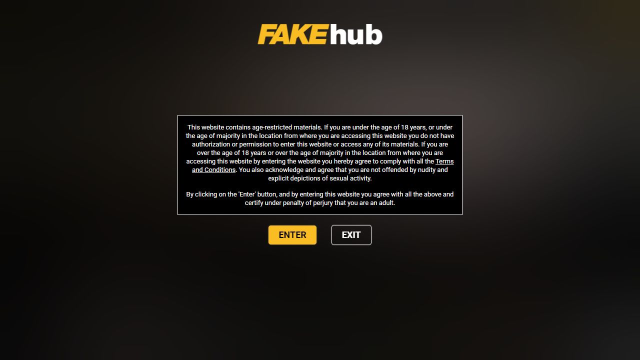 FakeHub 最新网站截图