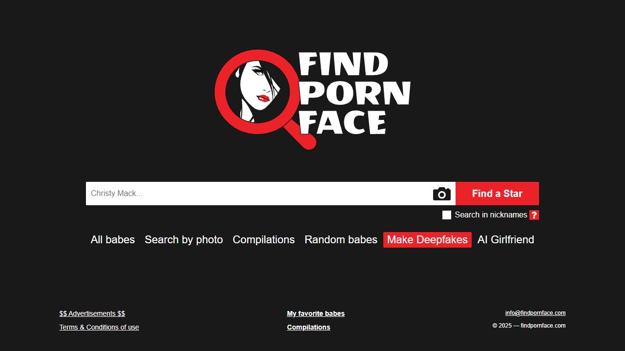 FindPornFace 最新网站截图