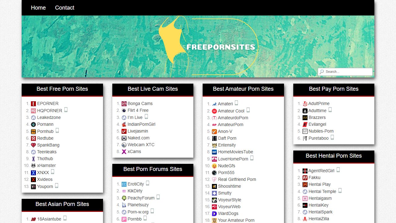 freepornsites.pro 最新网站截图