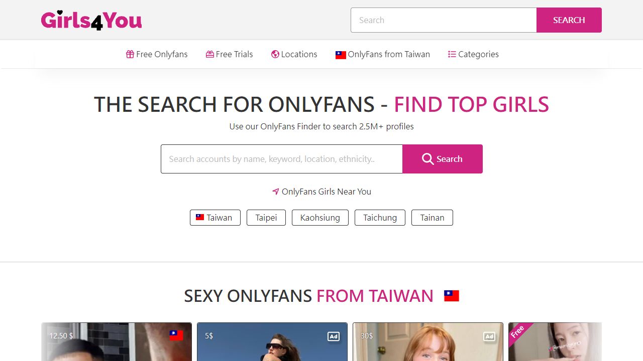 Girls4You 最新网站截图