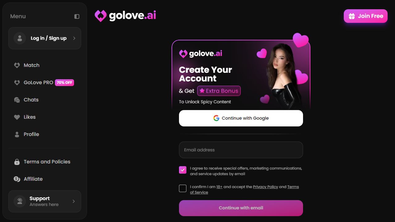 golove 最新网站截图