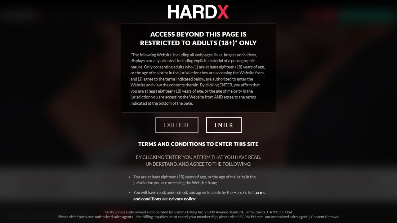 HardX 最新网站截图