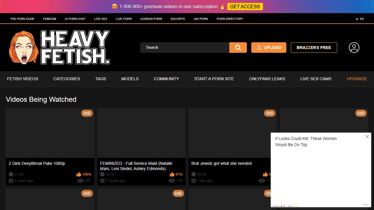 HeavyFetish 最新网站截图