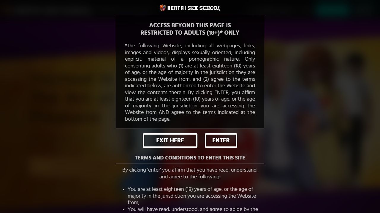 Hentai Sex School 最新网站截图