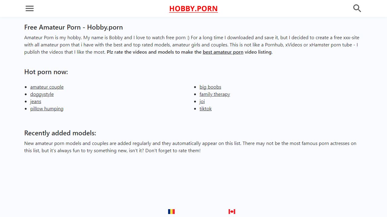 Hobby Porn 最新网站截图