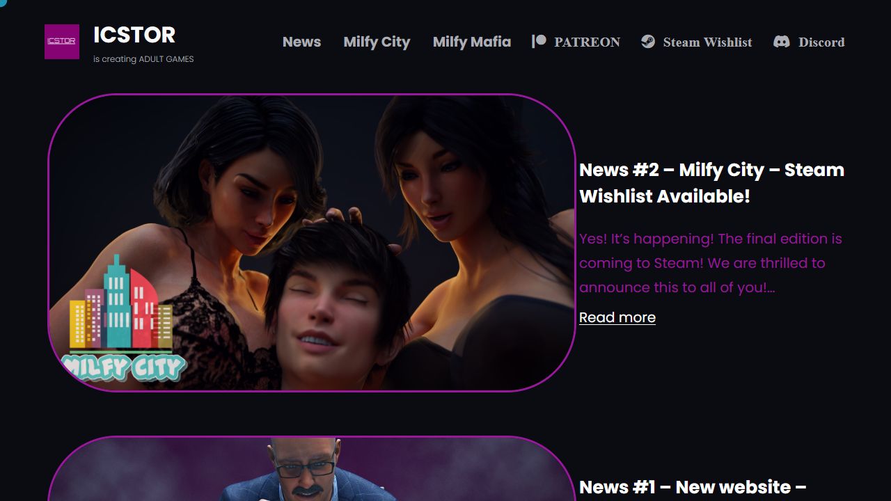 Milfy City 最新网站截图