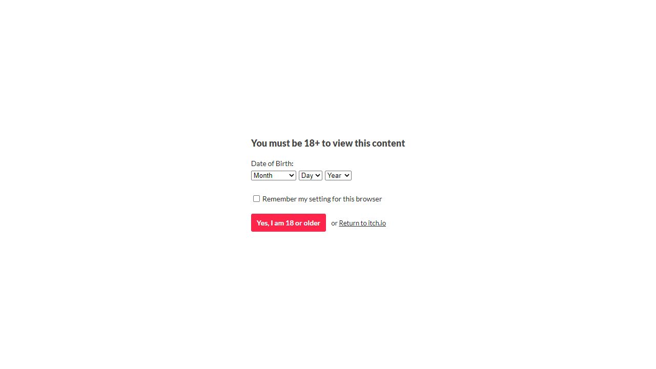 Itch.io NSFW 最新网站截图