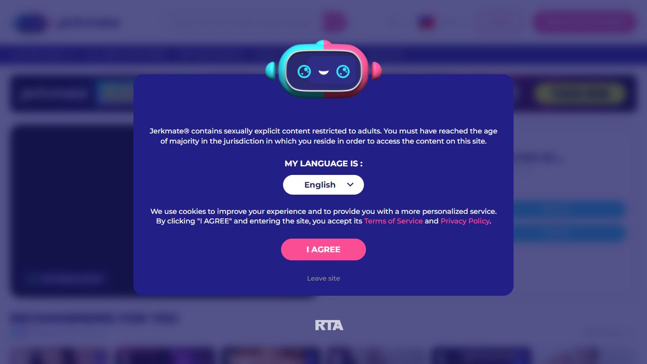 JerkMate 最新网站截图
