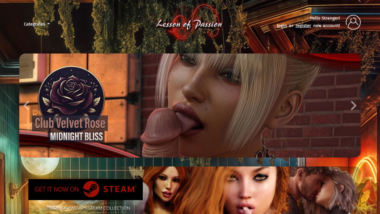 Lesson Of Passion 最新网站截图