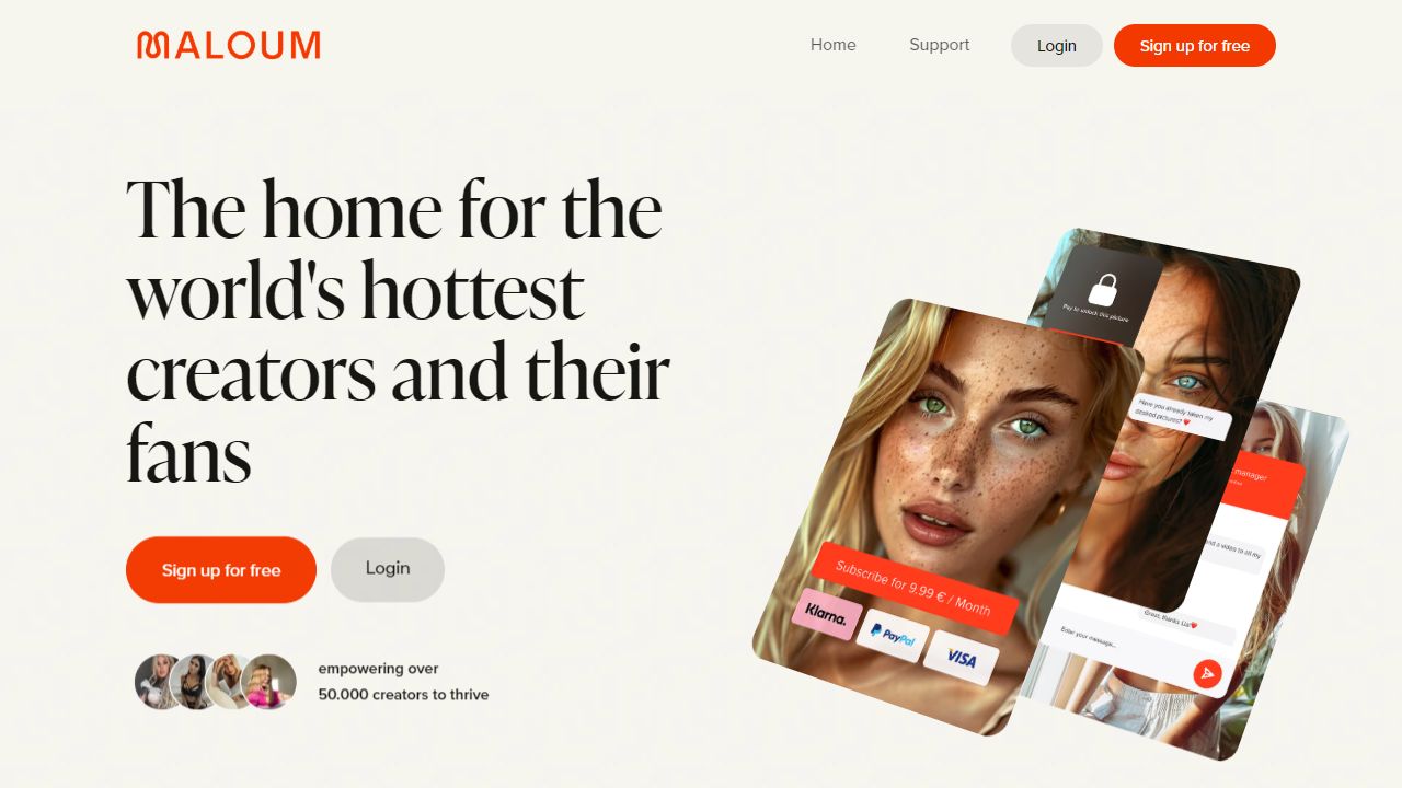 Maloum 最新网站截图