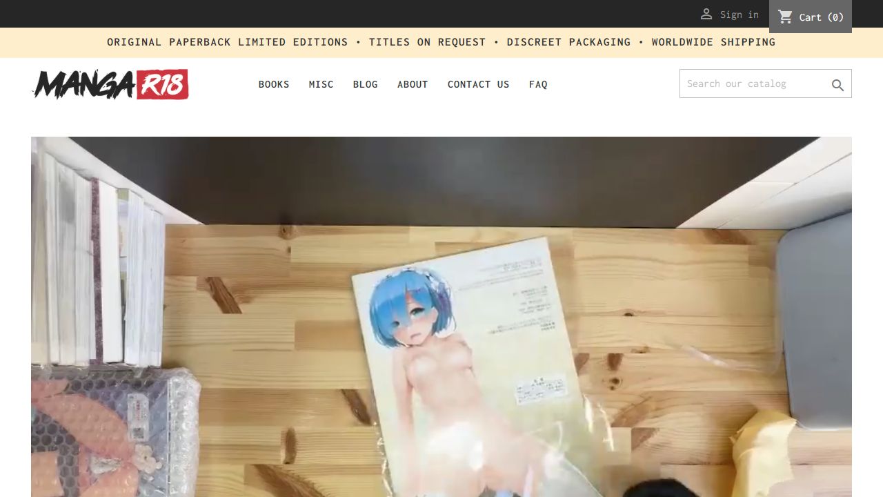 Manga R18 最新网站截图