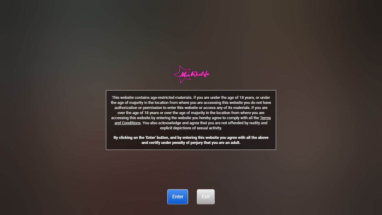 Mia Khalifa 最新网站截图