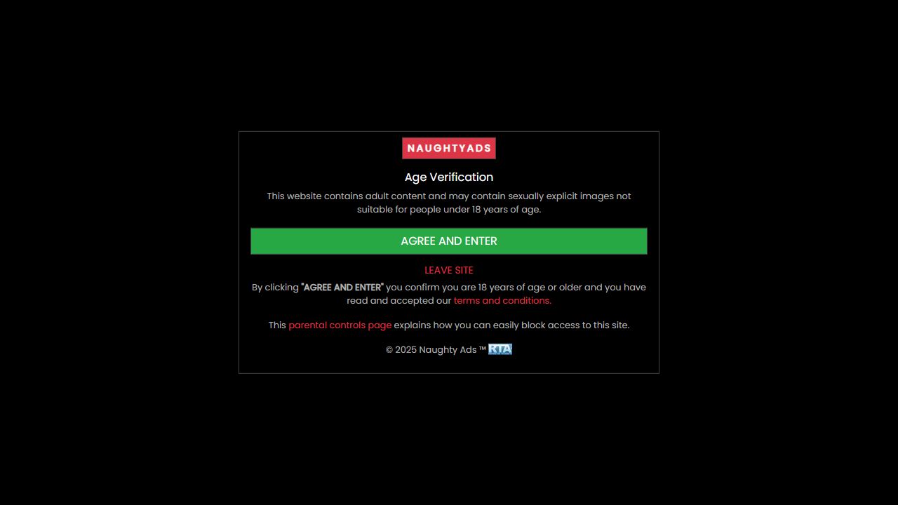 Naughty Ads 最新网站截图