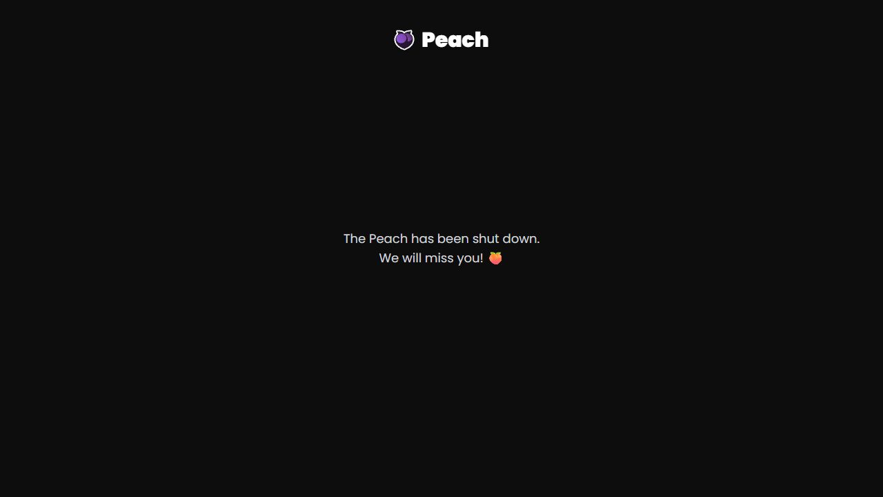 Peach 最新网站截图