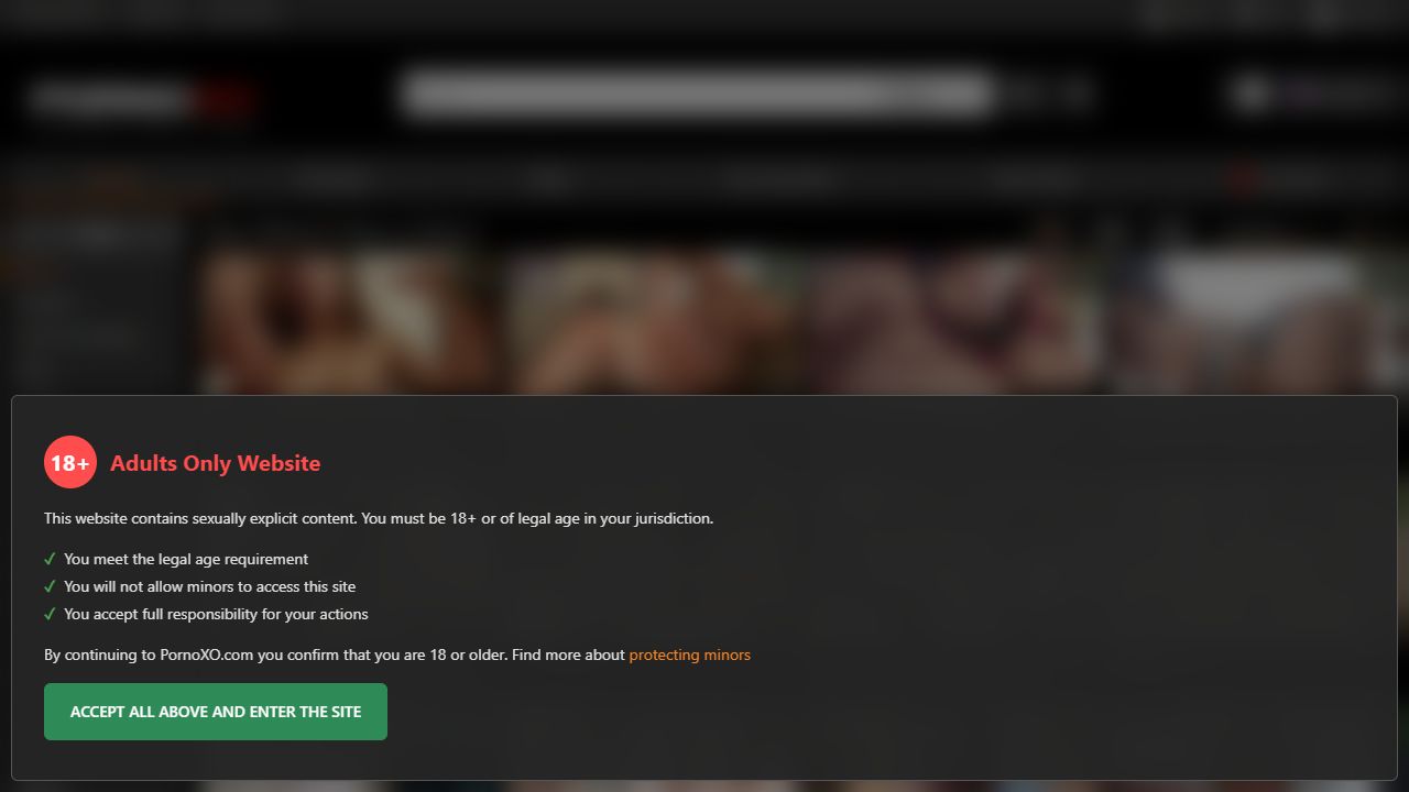 Pornoxo 最新网站截图