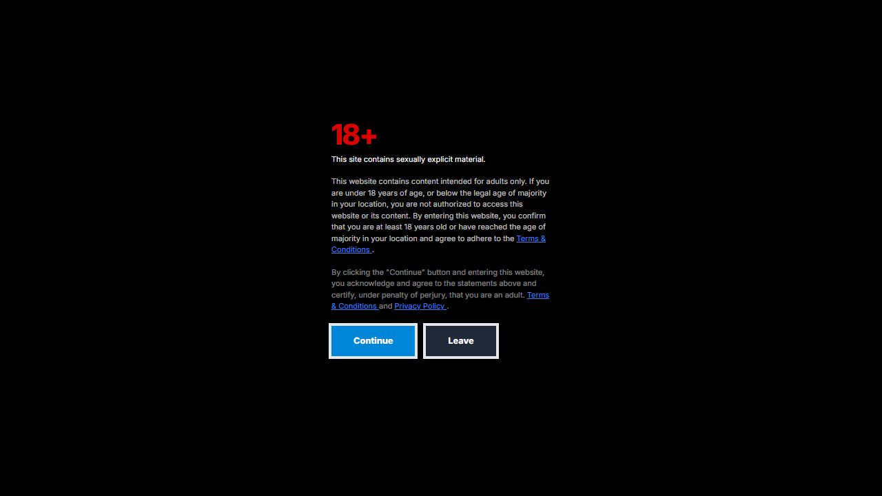 Porn+ 最新网站截图