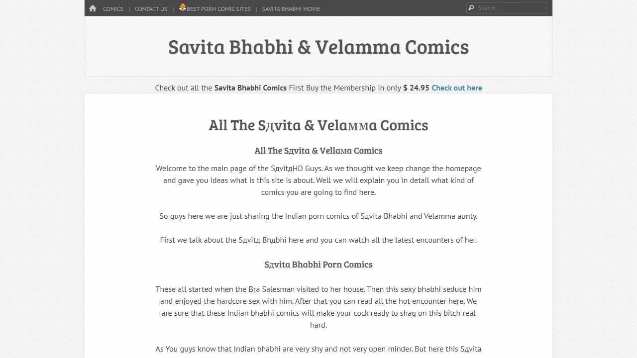 SavitaHD 最新网站截图