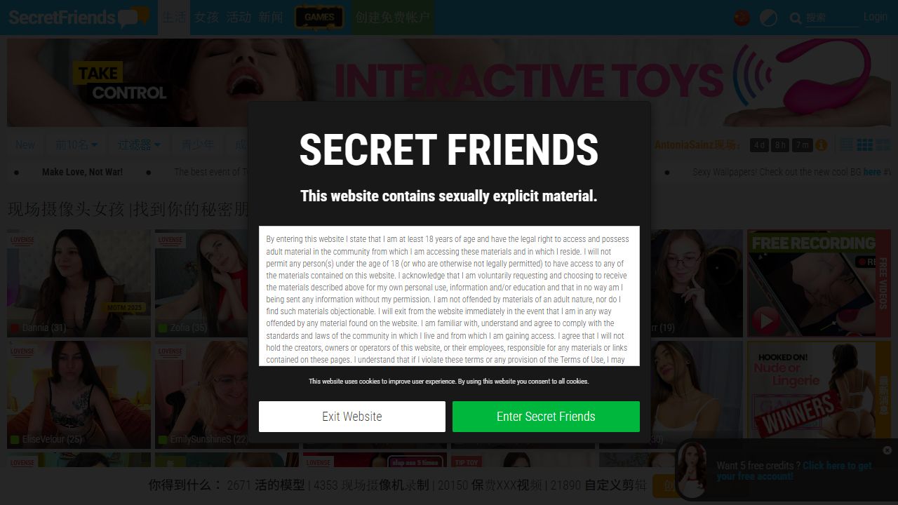 SecretFriends 最新网站截图