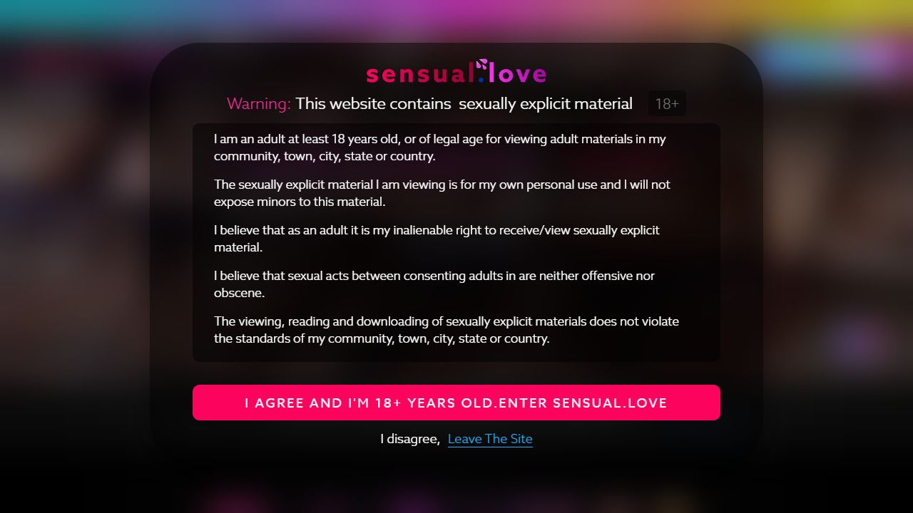 Sensual Love 最新网站截图
