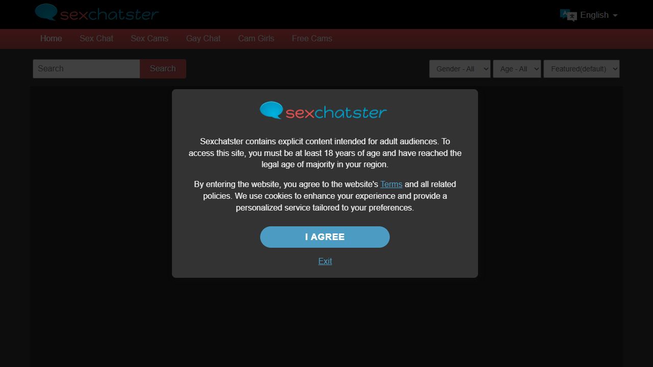 SexChatster 最新网站截图