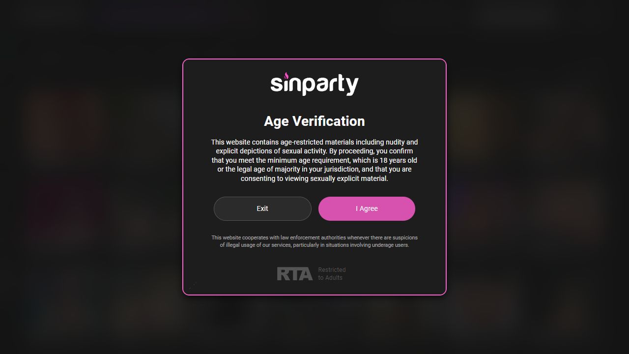 SinParty 最新网站截图