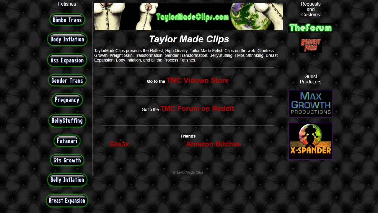 TaylorMadeClips 最新网站截图