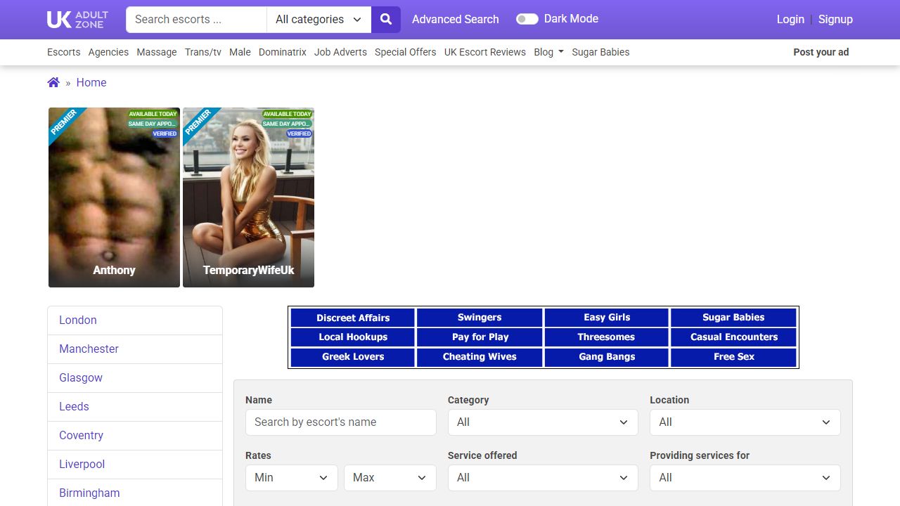 UKAdultZone 最新网站截图