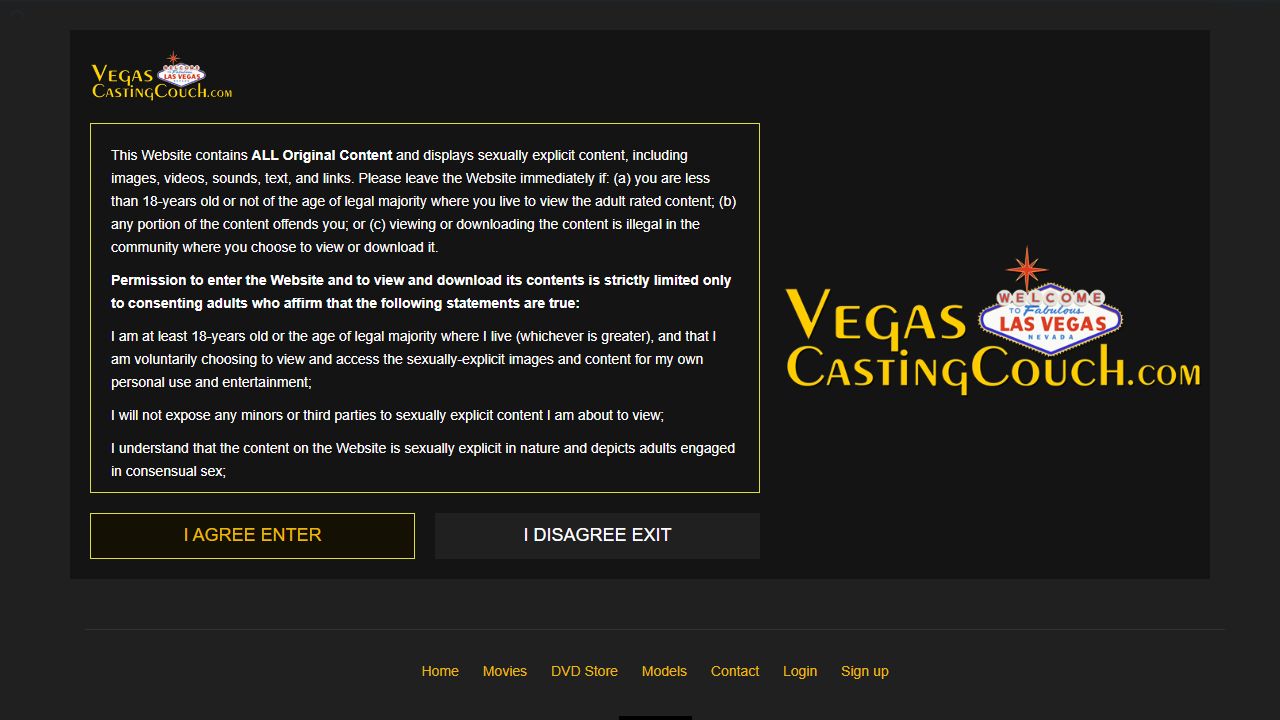Vegas Casting Couch 最新网站截图