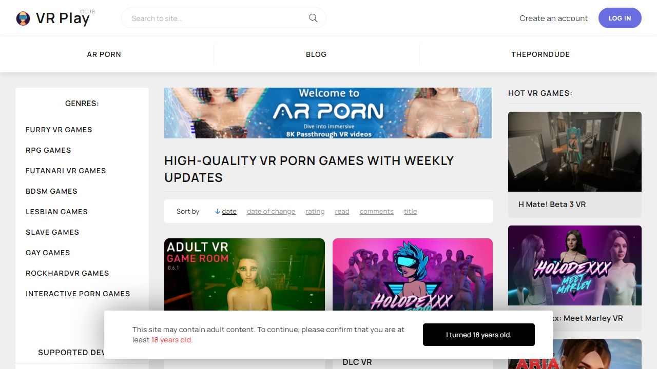 VR Play 最新网站截图