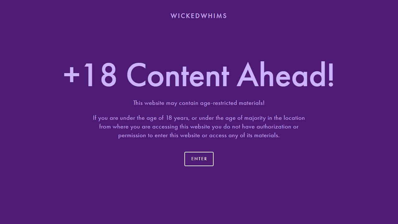 Wicked Whims Mod 最新网站截图