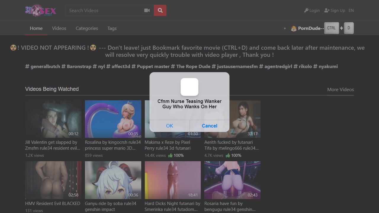 3D Sex Anime 最新网站截图