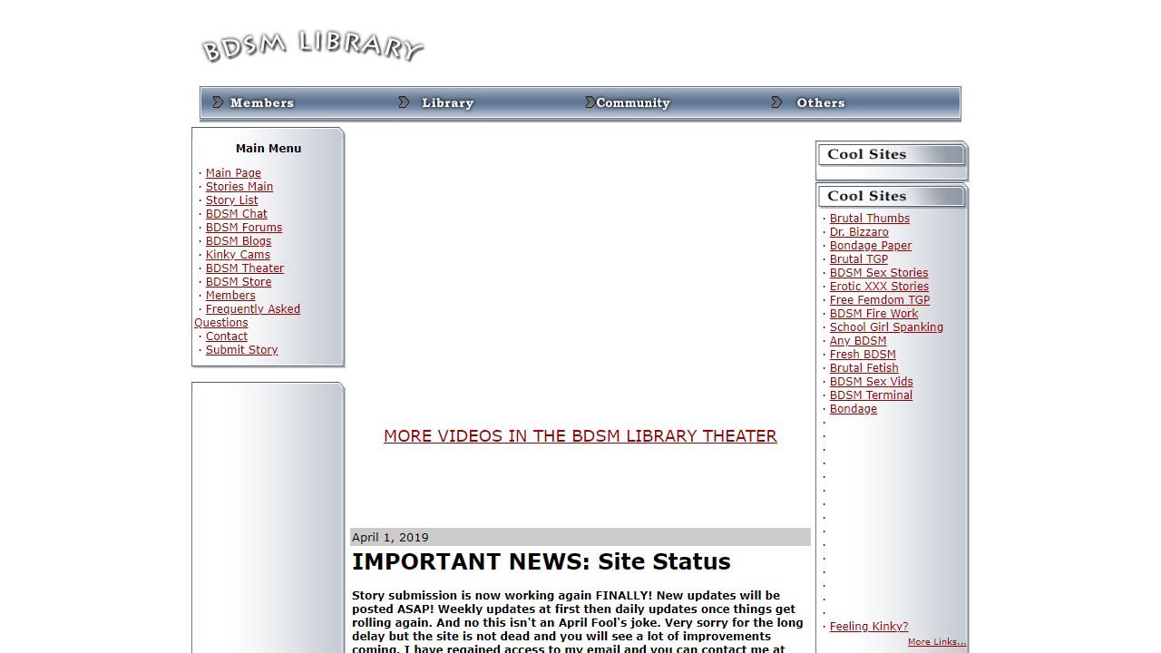 BDSMLibrary 最新网站截图