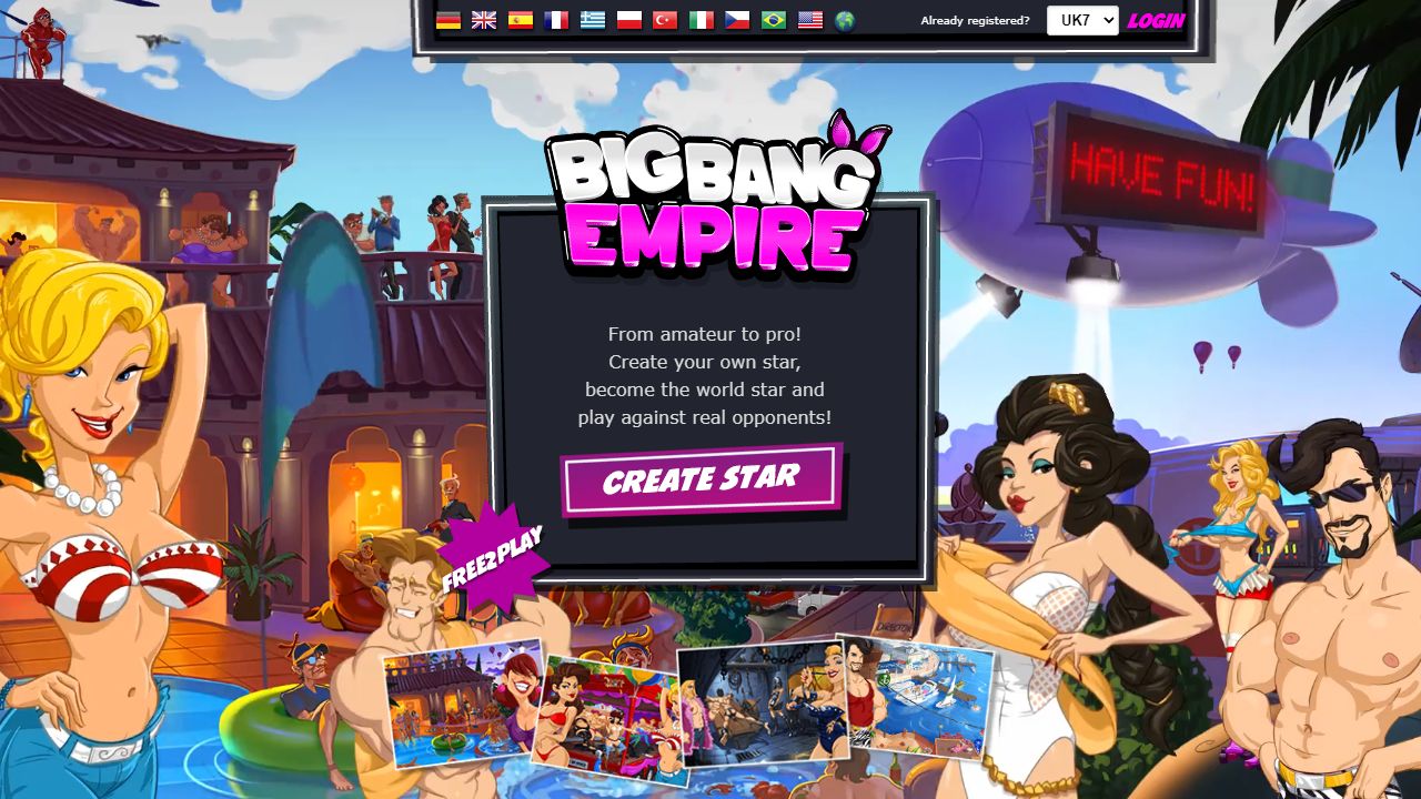 BigBangEmpire 最新网站截图