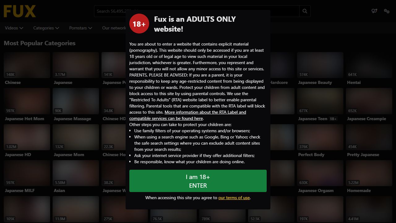 Fux 最新网站截图