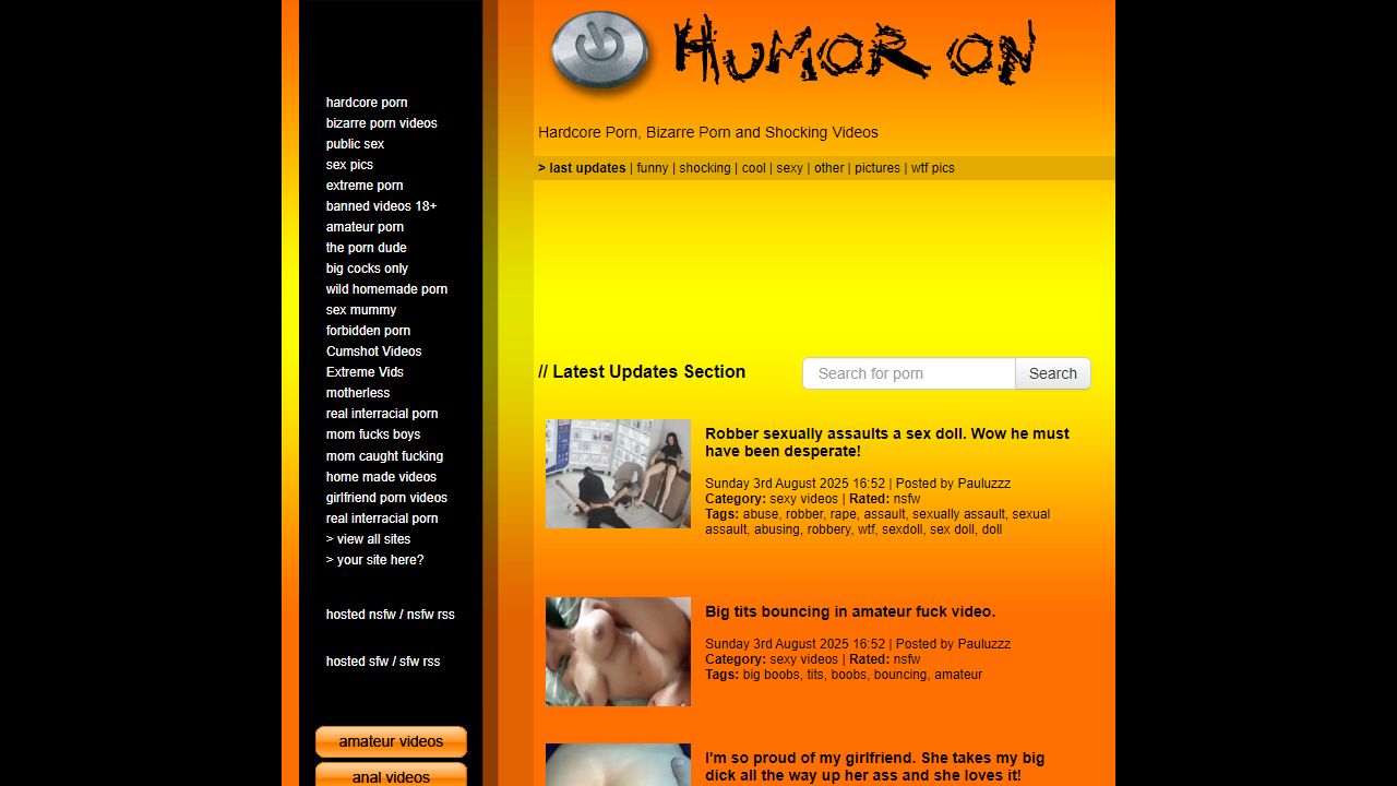 HumorOn 最新网站截图