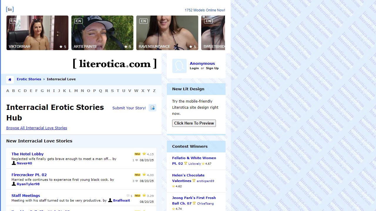 Literotica Horror 最新网站截图