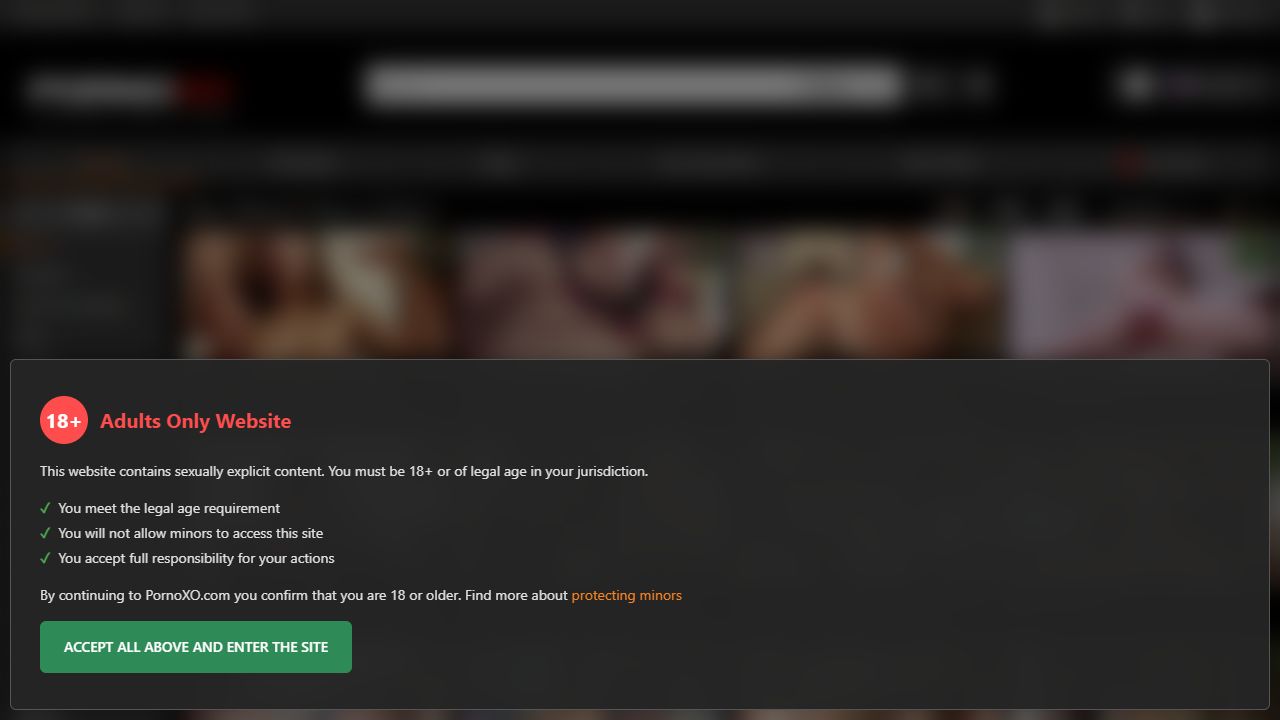 Pornoxo 最新网站截图